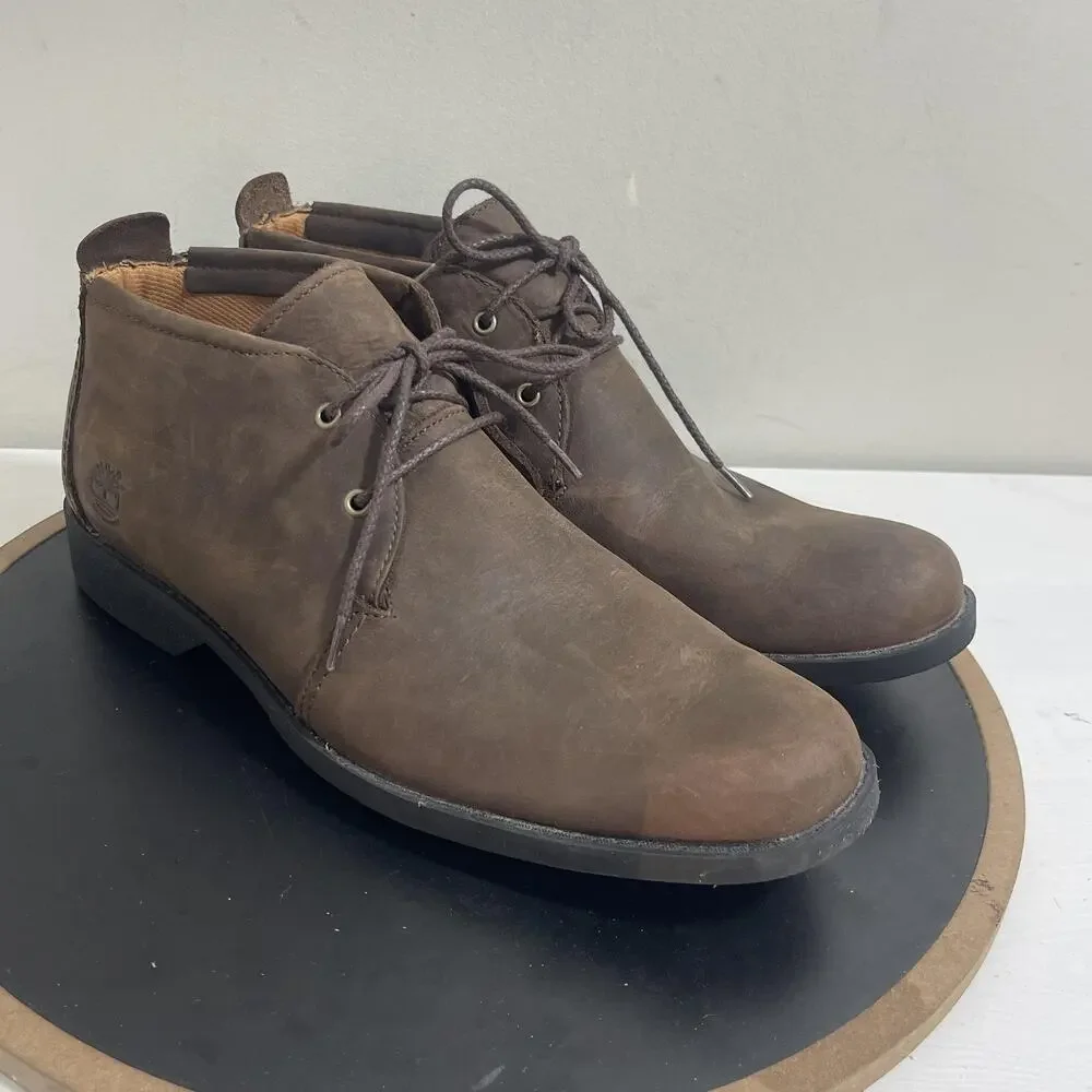 Timberland‎ Earthkeepers Shoes Mens Size 11.5 Brown Chukka Leather Boots 5923R